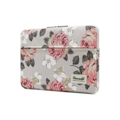 Etui na laptopa CANVASLIFE Sleeve 13-14 cali White Rose. Czerwone etui damskie CANVASLIFE, z materiału. Za 79,99 zł.