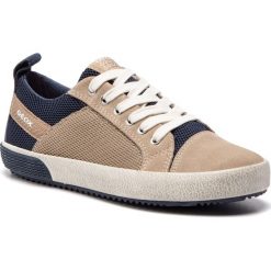 Sneakersy GEOX - J Alonisso B. B J922CB 01422 C0819 S Beige/Navy. Pomarańczowe trampki chłopięce Geox, bez wzorów, ze skóry, na sznurówki. W wyprzedaży za 159,00 zł.