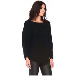 Swetry damskie: La Belle Parisienne Sweter Damski Caroline L Czarny