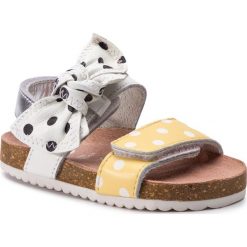 Sandały GIOSEPPO - Pozzuoli 47188 White/Multi. Białe sandały dziewczęce marki Gioseppo, ze skóry, bez zapięcia. Za 199,00 zł.