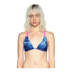 Desigual Góra Od Bikini L Niebieski. Niebieskie stroje kąpielowe damskie Desigual, l, bez wzorów. W wyprzedaży za 149,00 zł.