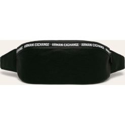 Armani Exchange - Nerka. Czarne torby męskie skórzane Armani Exchange, w paski, z poliesteru, casualowe, małe. Za 419,90 zł.