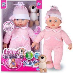 Lalka Natalia dzidziuś z przytulanką (120206). Przytulanki i maskotki Artyk. Za 98,90 zł.