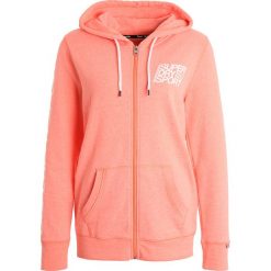 Bluzy damskie: Superdry ESSENTIALS Bluza rozpinana fluro coral