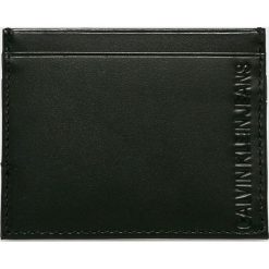 Calvin Klein Jeans - Portfel skórzany. Czarne portfele męskie marki Calvin Klein Jeans, z jeansu. W wyprzedaży za 129,90 zł.