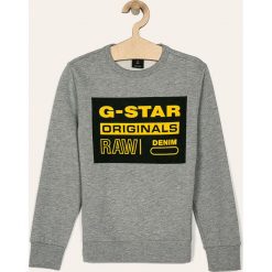 G-Star Raw - Bluza dziecięca 128-176 cm. Szare bluzy chłopięce G-Star RAW, z nadrukiem, z elastanu, retro, bez rękawów, bez kaptura. Za 259,90 zł.