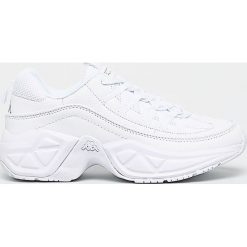 Kappa - Buty Values. Białe buty sportowe damskie Kappa, bez wzorów, z gumy, sportowe. W wyprzedaży za 129,90 zł.