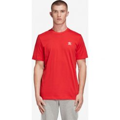 Adidas Originals Trefoil Essentials Koszulka Czerwony. Czerwone podkoszulki męskie adidas Originals, s, z haftami, z bawełny, z krótkim rękawem. Za 111,95 zł.