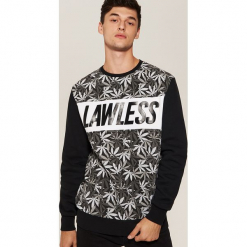 Bluza z nadrukiem - Czarny. Czarne bluzy męskie z nadrukiem marki House, s. Za 99,99 zł.