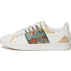 Desigual tenisówki damskie Shoes Cosmic Exotic Tro 37 białe. Białe trampki i tenisówki damskie Desigual, bez wzorów, bez zapięcia. W wyprzedaży za 219,00 zł.