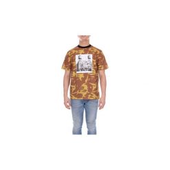 T-shirty z krótkim rękawem Franklin Marshall TSHIRTCAMOUF. Szare t-shirty męskie Franklin Marshall, m, bez wzorów, bez kołnierzyka, krótkie. Za 281,05 zł.