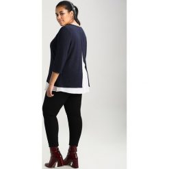 Swetry klasyczne damskie: Junarose JRQAMILE 3/4 SLEEVE Sweter navy blazer