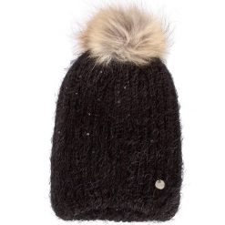 Czapka LIU JO - Cuffia Mohair Paille A18252 M0300 Nero 22222. Czarne czapki zimowe damskie marki Liu Jo, z materiału. W wyprzedaży za 209,00 zł.