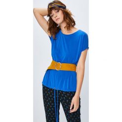 Medicine - Top. Szare bluzki damskie marki MEDICINE, s, z elastanu, z okrągłym kołnierzem. W wyprzedaży za 29,90 zł.