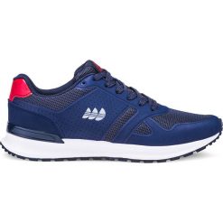 Buty sportowe męskie: BUTY MĘSKIE SPORTOWE SNEAKERSY T205 – GRANATOWE