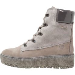 Buty zimowe damskie: Tamaris Botki na platformie grey