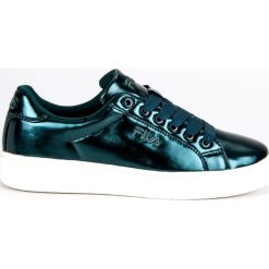 Fila Upstage F Low Wmn. Zielone trampki i tenisówki damskie Fila, bez wzorów, z gumy, na sznurówki. W wyprzedaży za 279,00 zł.