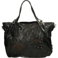Torba - 200363 NERO. Szare torebki klasyczne damskie marki Venezia, ze skóry. Za 1199,00 zł.