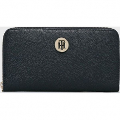 Tommy Hilfiger - Portfel. Niebieskie portfele damskie TOMMY HILFIGER, bez wzorów, ze skóry ekologicznej. Za 299,90 zł.