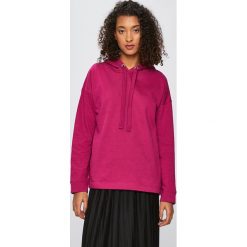 Medicine - Bluza Basic. Czerwone bluzy damskie MEDICINE, s, z nadrukiem, z bawełny, bez rękawów, z kapturem. W wyprzedaży za 59,90 zł.