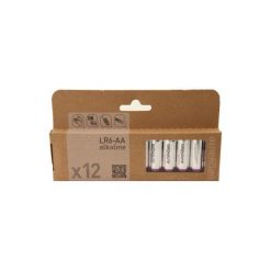 Zestaw 12 baterii LR06-AA 1,5V. Szare plecaki męskie GEONAUTE, bez wzorów. Za 14,99 zł.