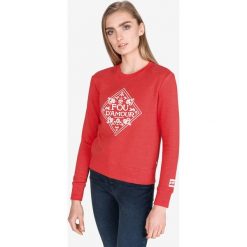 Scotch & Soda Bluza Czerwony. Czerwone bluzy damskie Scotch & Soda, l, z nadrukiem, z bawełny, bez rękawów, bez kaptura. Za 309,95 zł.