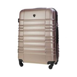 Mała walizka kabinowa ABS 55x37x24cm STL838 rose gold - S \ Rose Gold. Czerwone walizki Solier, bez wzorów, z gumy. Za 119,00 zł.