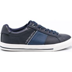 Pepe Jeans - Tenisówki. Niebieskie trampki męskie Pepe Jeans, bez wzorów, z jeansu, na sznurówki. W wyprzedaży za 179,90 zł.