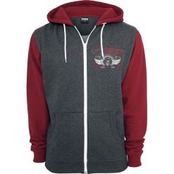 Bejsbolówki męskie: Volbeat Character Collage Bluza z kapturem rozpinana czerwony/szary