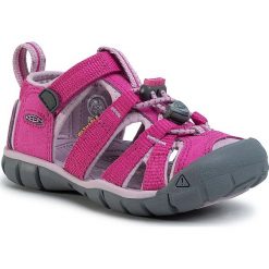 Sandały KEEN - Seacamp II Cnx 1022979 Very Berry/Dawn Pink. Różowe sandały dziewczęce Keen, z tworzywa sztucznego, bez zapięcia. Za 249,00 zł.