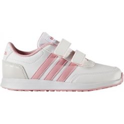 Adidas Buty Vs Switch 2 Cmf C Footwear White/Light Pink/Super Pink 32. Białe buciki niemowlęce chłopięce Adidas, z nubiku. W wyprzedaży za 95,00 zł.