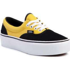 Tenisówki VANS - Era Platform VN0A3WLUVYE1 (Phyton) Black/True White. Żółte trampki dziewczęce Vans, bez wzorów, z gumy, na sznurówki. Za 439,00 zł.