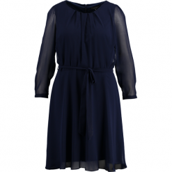 Sukienki hiszpanki: Dorothy Perkins Curve PLEAT DRESS Sukienka letnia navy