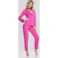 Fuksjowy Garnitur Elegance. Marynarki damskie Renee, m, bez wzorów. Za 149,99 zł.