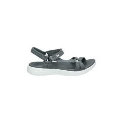 Sandały Skechers Sandały kobiet Szary On The Go 15316-CHAR. Szare sandały damskie Skechers, bez wzorów, bez obcasa, bez zapięcia. Za 241,70 zł.