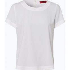 HUGO - Bluzka damska – Clerisa-1, beżowy. Brązowe bluzki damskie HUGO, bez wzorów, eleganckie, bez kołnierzyka, bez rękawów. Za 549,95 zł.