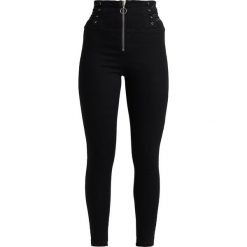 Topshop CORSET SIDE JAMIE Jeans Skinny Fit black. Czarne rurki damskie marki Topshop. W wyprzedaży za 255,20 zł.