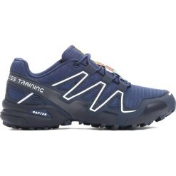 Granatowe Buty Sportowe Hidden Track. Szare buty sportowe męskie marki Born2be, z materiału, na sznurówki. Za 109,99 zł.