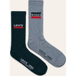 Levi's - Skarpety (2-pack). Niebieskie skarpetki męskie Levi's®, bez wzorów, z elastanu. Za 39,90 zł.