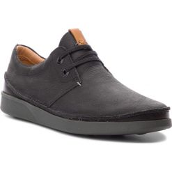 Półbuty CLARKS - Oakland Lace 261353947 Black Leather. Czarne półbuty skórzane męskie Clarks. W wyprzedaży za 319,00 zł.