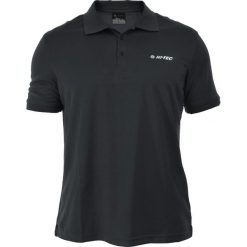 Hi-tec Koszulka polo VETIS BLACK r. L. Czarne koszulki polo męskie marki Hi-tec, l. Za 41,65 zł.