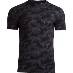 T-shirt męski TSM602 - ciemny szary - Outhorn. Szare koszulki męskie Outhorn, na lato, m, moro, z bawełny, klasyczne, bez kołnierzyka. W wyprzedaży za 39,99 zł.