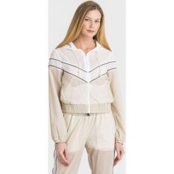 BLUZA Patrizia Pepe. Białe bluzy damskie Patrizia Pepe, bez wzorów, z materiału, bez rękawów, z kapturem. Za 495,00 zł.