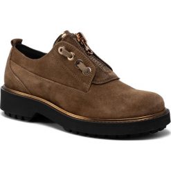 Półbuty GEOX - D Asheely Plus B D84ACB 023BN CR62E Tobacco/Dk Gold. Pomarańczowe półbuty damskie Geox, na co dzień, bez wzorów, z zamszu, bez obcasa, na płaskiej podeszwie, bez zapięcia. W wyprzedaży za 339,00 zł.