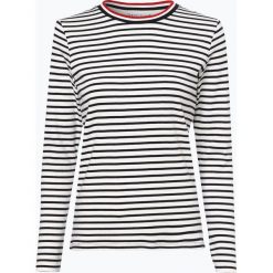 Marie Lund - Damska koszulka z długim rękawem, beżowy. Brązowe t-shirty damskie Marie Lund, l, w paski, z bawełny. Za 89,95 zł.