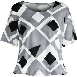 Bluzki asymetryczne: Szara Bluzka Body Shape