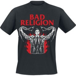 Bad Religion Snake Preacher T-Shirt czarny. Czarne t-shirty męskie z nadrukiem Bad Religion, xl, z okrągłym kołnierzem. Za 74,90 zł.