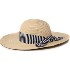 Kapelusz LIU JO - Cappello Finta Pagli VA0193 T0300 B.Co Ott/Nero A3571. Brązowe kapelusze damskie Liu Jo, bez wzorów, z tworzywa sztucznego. W wyprzedaży za 159,00 zł.