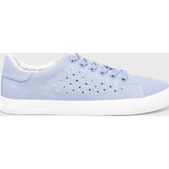Big Star - Tenisówki. Niebieskie trampki i tenisówki damskie marki BIG STAR, z gumy, na sznurówki. Za 99,90 zł.