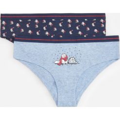 Majtki 2 pack - Granatowy. Niebieskie majtki damskie Reserved, xl. Za 39,99 zł.